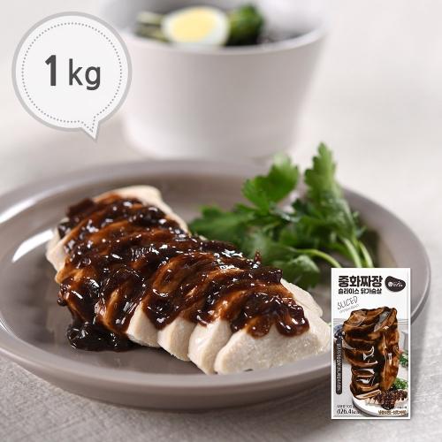 중화짜장 슬라이스 닭가슴살 1kg(100gX10팩)