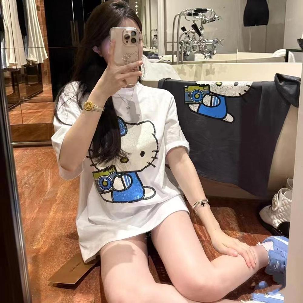 심플 레트로 2컬러 루즈핏 티셔츠