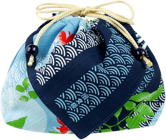 Hamamonyo Lunch Box Bag, Seikai Wave Goldfish