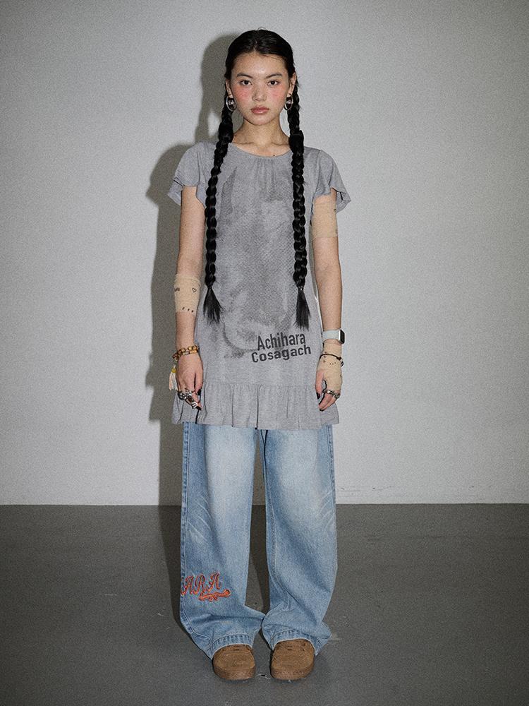 Summer Women's Knitted Cotton Short Dreamy Dresses