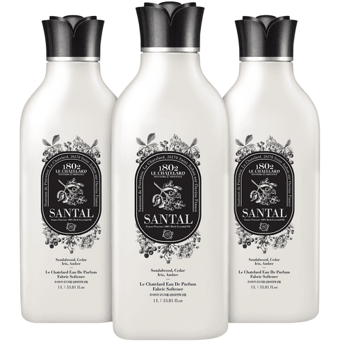 르샤트라1802 오드퍼퓸 섬유유연제 상탈 본품, 1L, 3개 - 액체섬유유연제 | 쿠팡