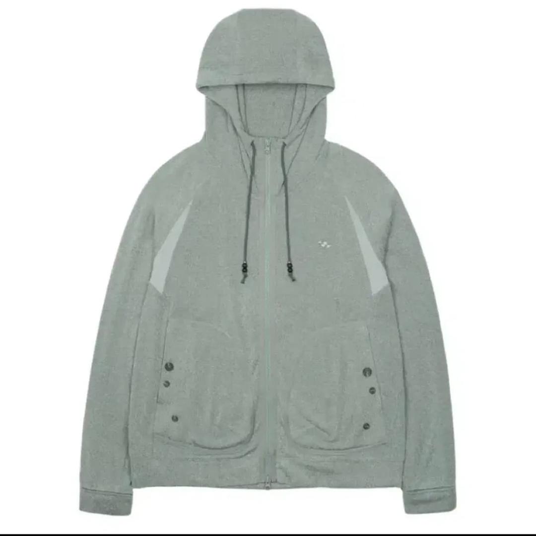 산산기어 25fw 카파스 니트 집업 민트 1사이즈 미개봉 후드집업 | 후루츠패밀리
