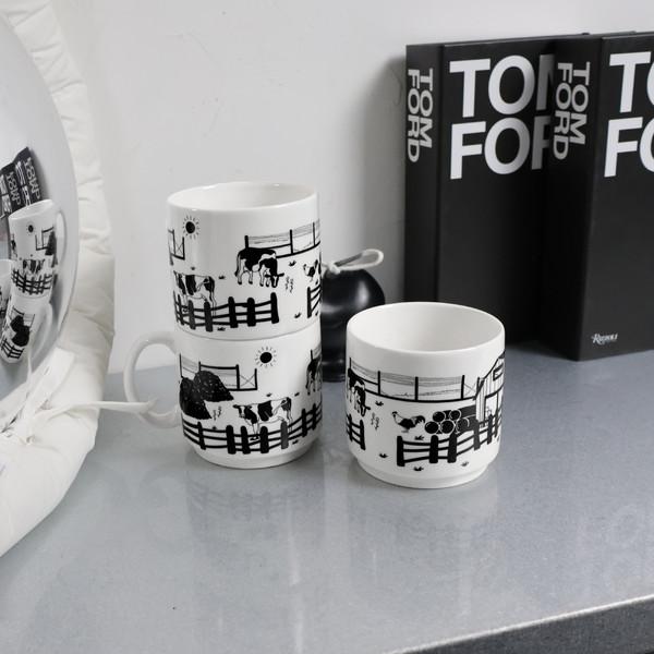 엘두들 두들팜 머그잔