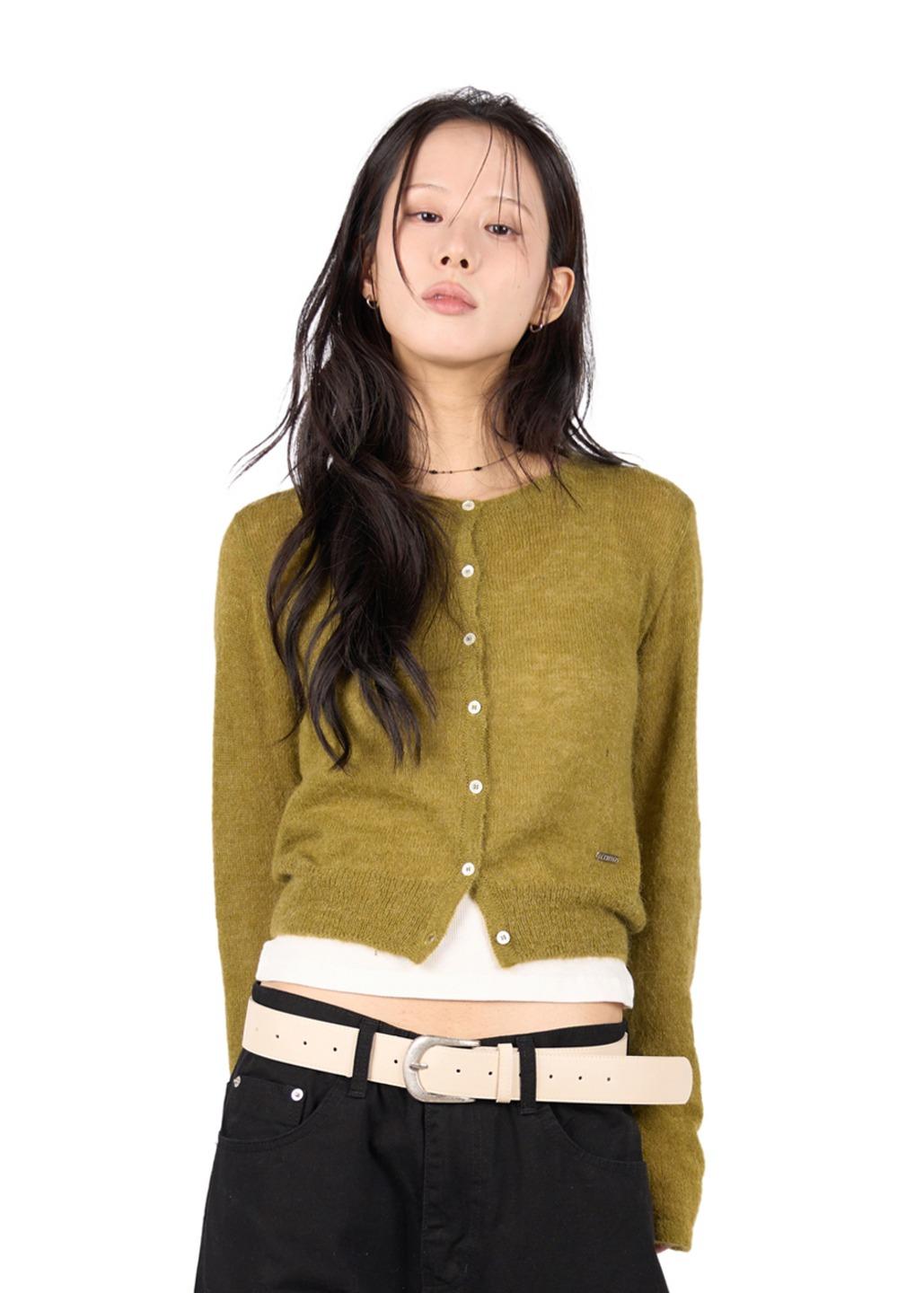 FUZZY ALPACA CARDIGAN