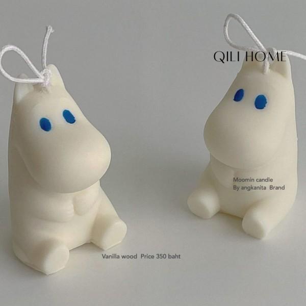 크리스마스 Moomin 무민 캔들 세트 선물 향초 양초 하마캔들 동물캔들 장식품 인테리어 소품