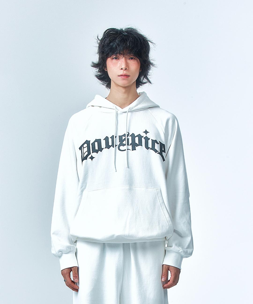 Logo Hoodie White