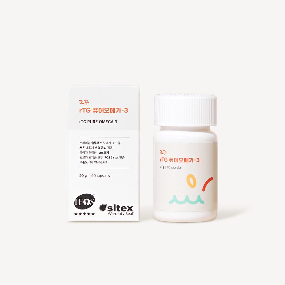 조공 데일리 퓨어 오메가3 (3oval 90알, 3개월분) 강아지 오메가3