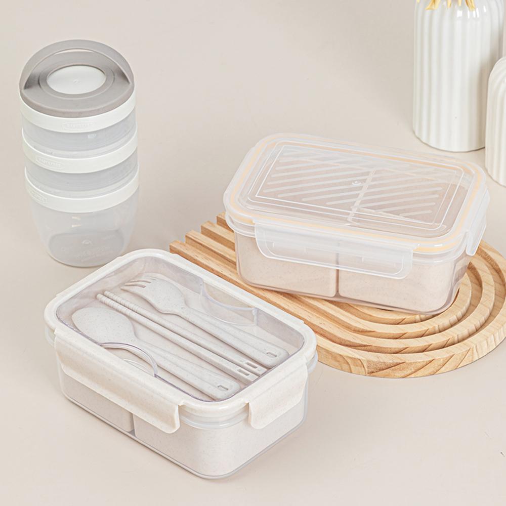 다이어트 밀프랩 도시락통 직장인 런치박스 915ml 1P + 1P