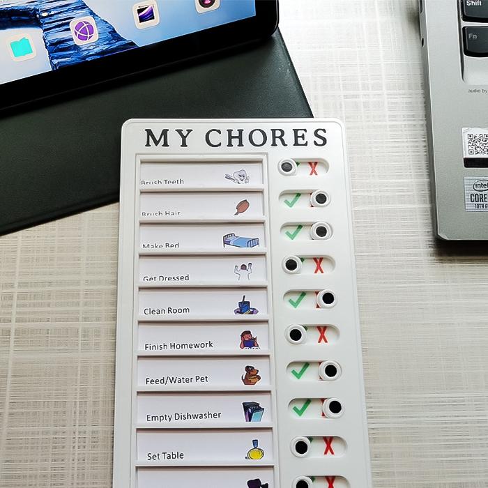 My chores 스케줄 체크판 매일 밀어서 체크 투두리스트 위클리 플래너