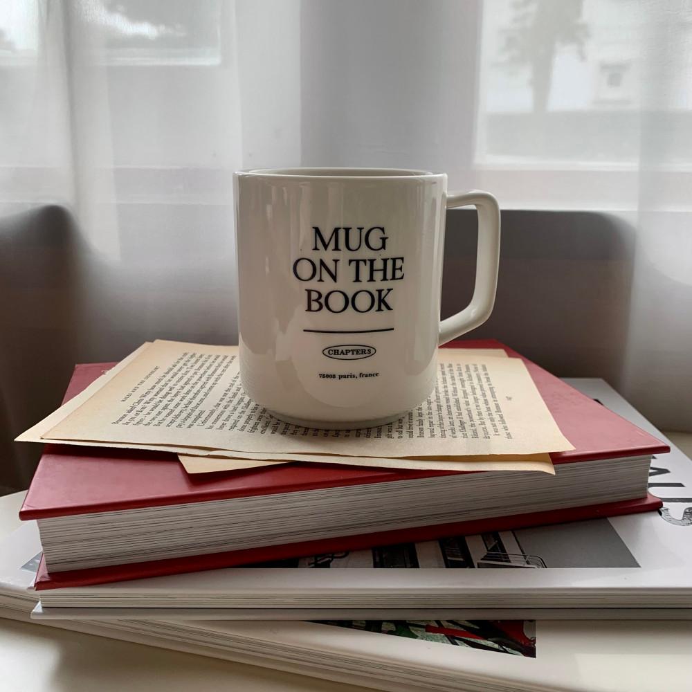 [ made ] ' MUG ON THE BOOK ' MUG CUP