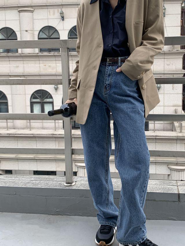 [2COLOR/뒷밴딩] 에트나 스트레이트 데님 PT _글로인