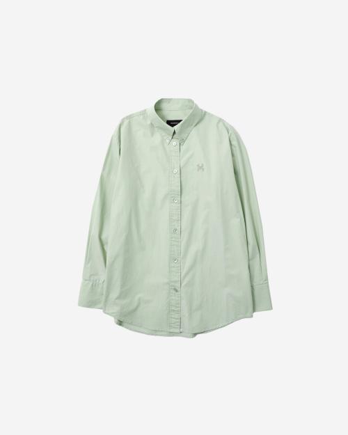 오버사이즈 베이직 셔츠 (그린)