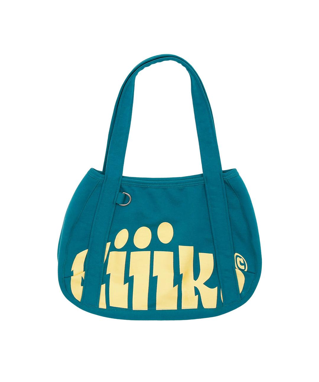 Ke907. Easy Slouchy Sweat Bag Teal Green