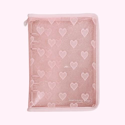 [A5] Heart Lover's Club: 6-ring diary cover