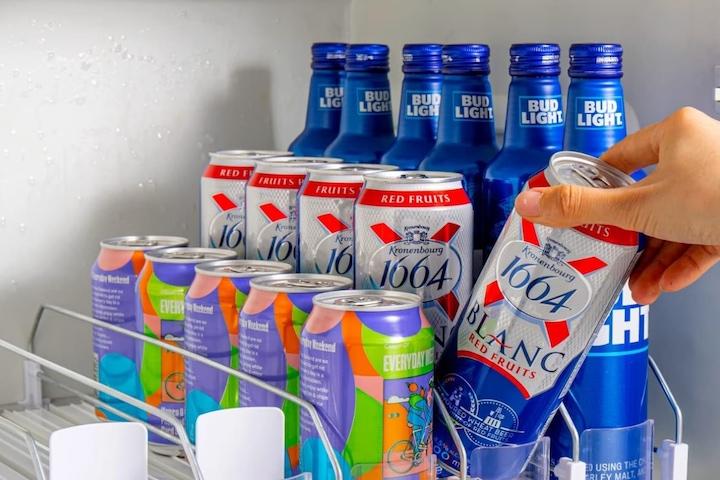 드르륵탁! 냉장고 캔음료정리 자동정렬 트레이 편의점 칼각정리 디스펜서