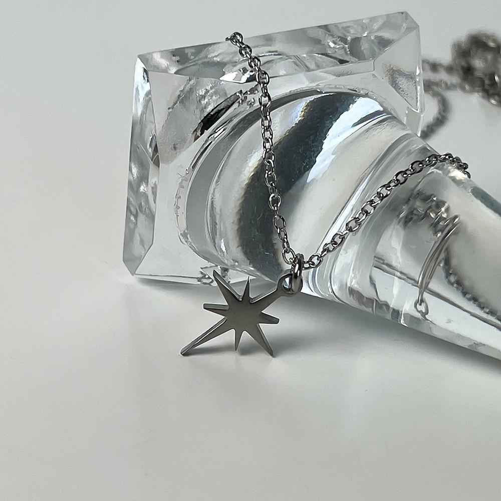 스피릿 목걸이 별 스파클 써지컬