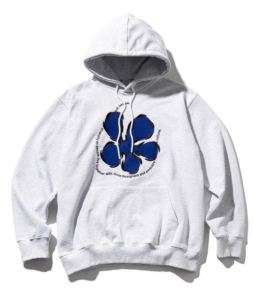 프리미엄 헤비 스웨트 스트로베리 플라워 후드티 MWOHD001-LG