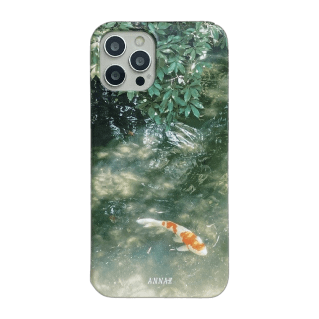 green breeze koi goldfish hard case