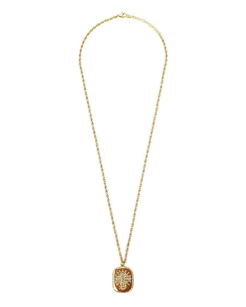 Holy Cross Frame Pendant Necklace  : Gold (PA0GXU701GD)