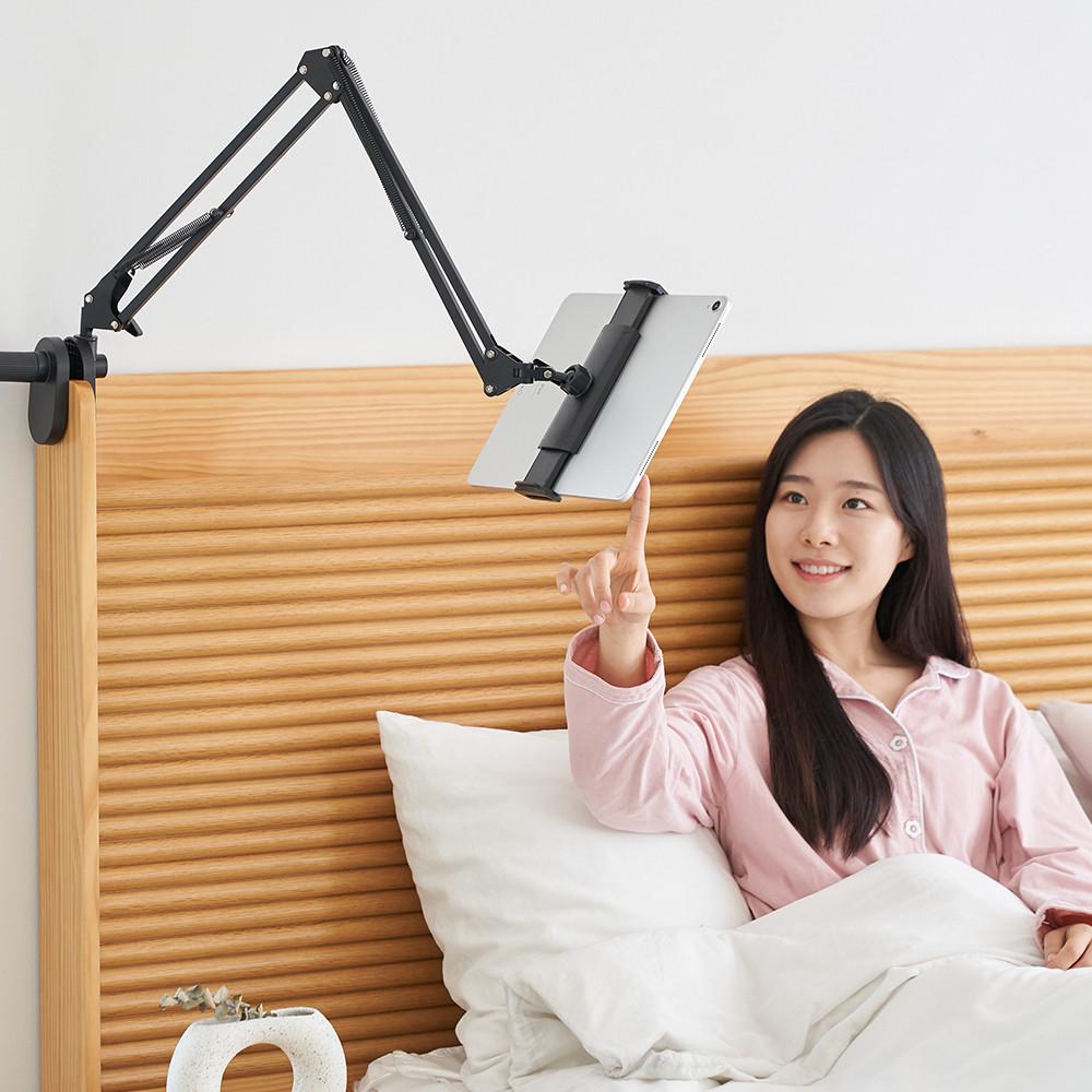 신지모루 논슬립 핸드폰 태블릿 자바라 거치대 집게형