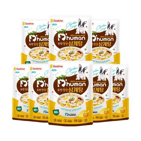 듀먼 영양 강아지 간식 80g 파우치, 닭가슴살 + 고구마..., 80g, 8개