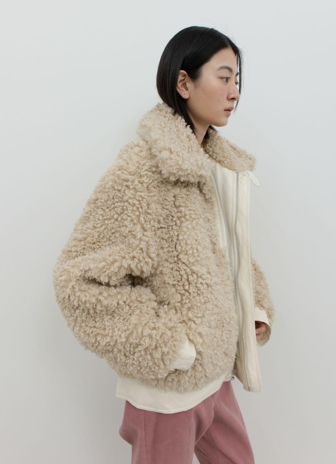 25FW REVERSIBLE B3 JACKET / LIGHT BEIGE