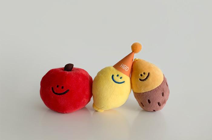 [세컨드모닝] 플러피 키링 3종 (재입고)