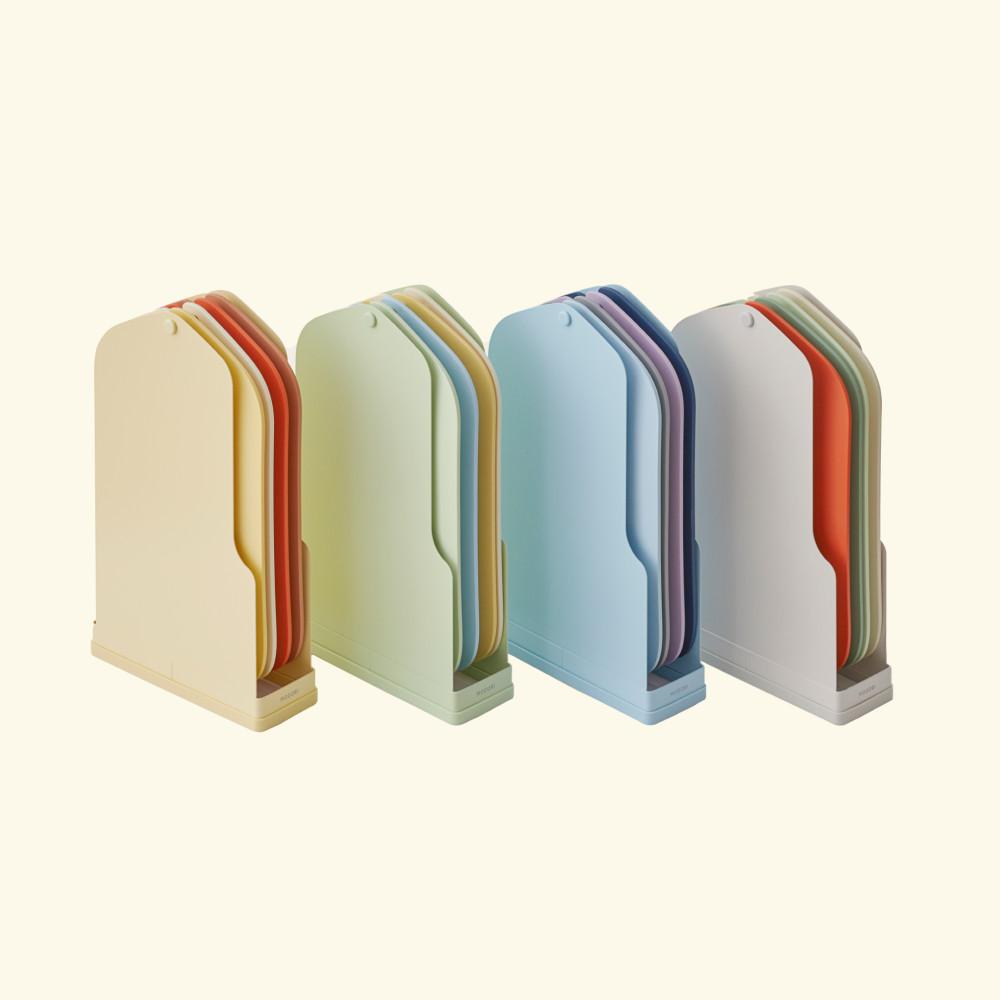 모도리 깔끔도마세트(도마4P+거치대)