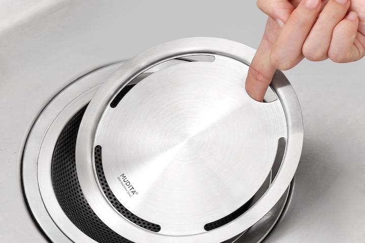 무디타 304 스텐 배수구망 거름망 커버 / 배수구 커버 싱크 음식물 싱크대망