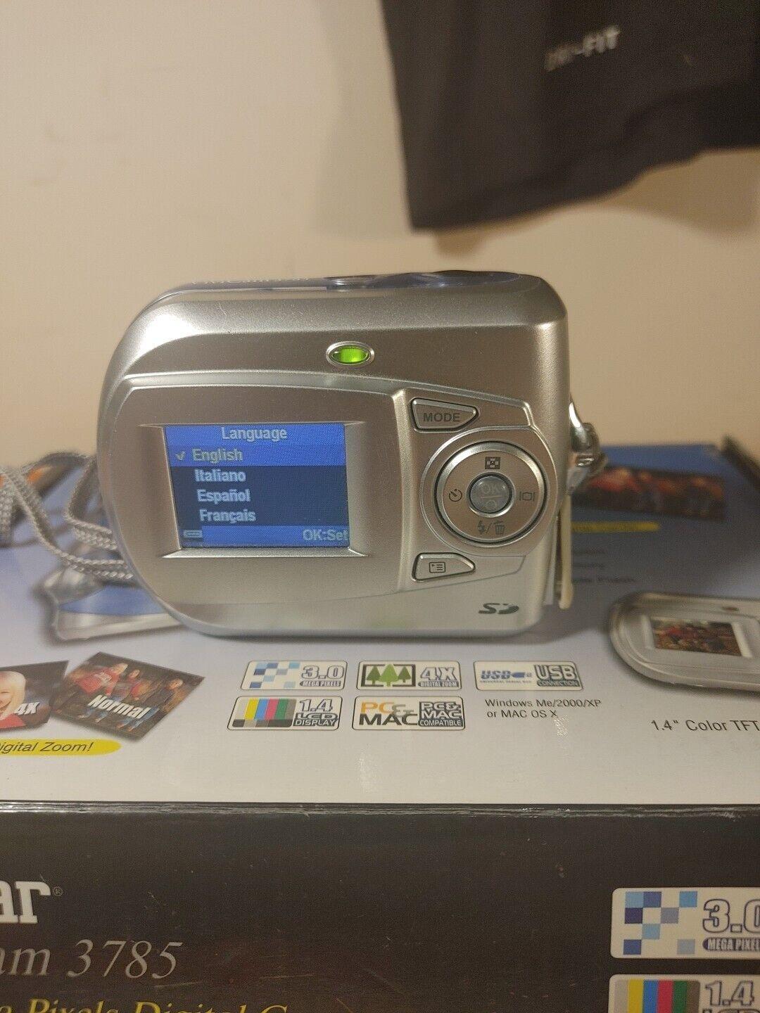 Vivitar Vivicam 3785 3.0 Mega Pixel Digital Camera Works