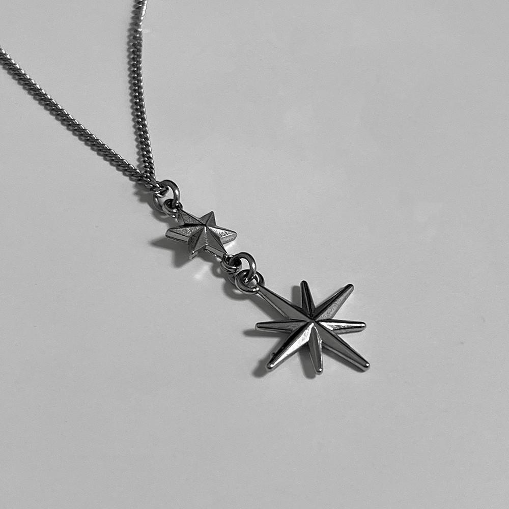 팬시 글로우 목걸이 써지컬스틸 몬모릴로