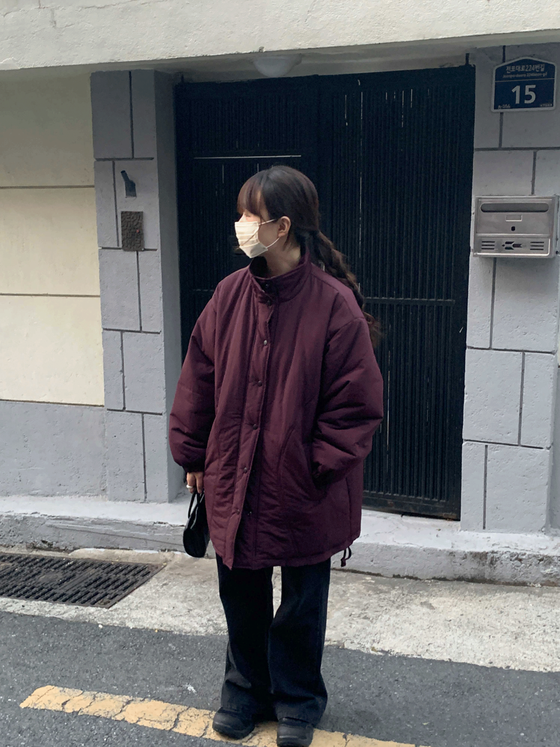 솔트 [restock] 5온스 하이넥 패딩 (2color)