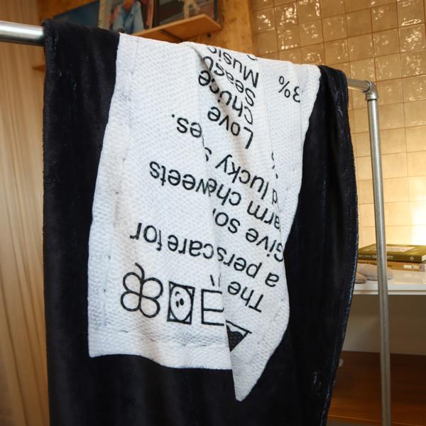 Human Care Label Blanket (+White stitch edition)