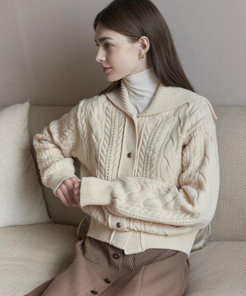 Sailor Goldish Cardigan - Ivory
