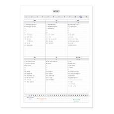 데얼스 스케쥴러 A4