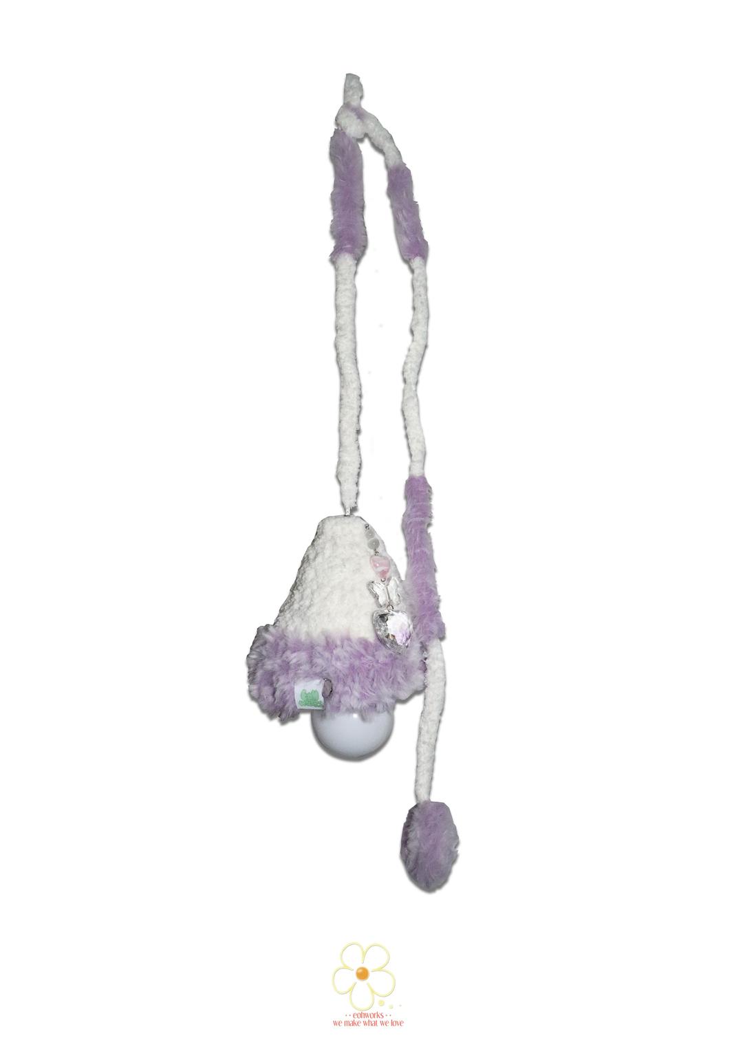 fluffy lavender cozy light