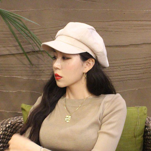 [온리윤] 코튼 뉴스보이캡 면 팔각모 헌팅캡 빵모자 사이즈조절 남자 여자 모자