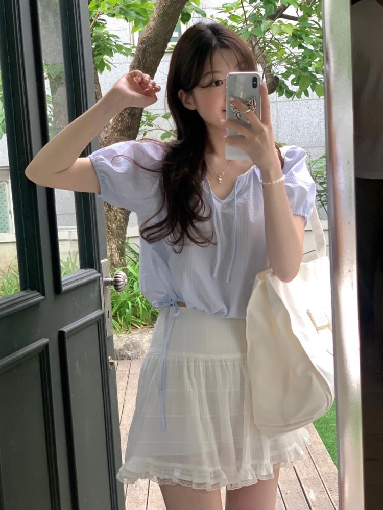 세라비 리본 블라우스