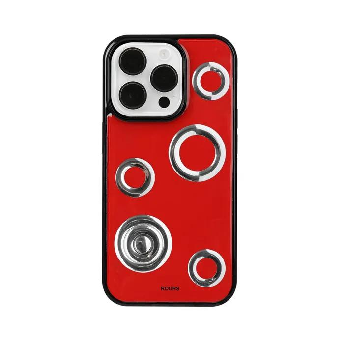 OREN STUD CASE (RED) 아이폰 케이스