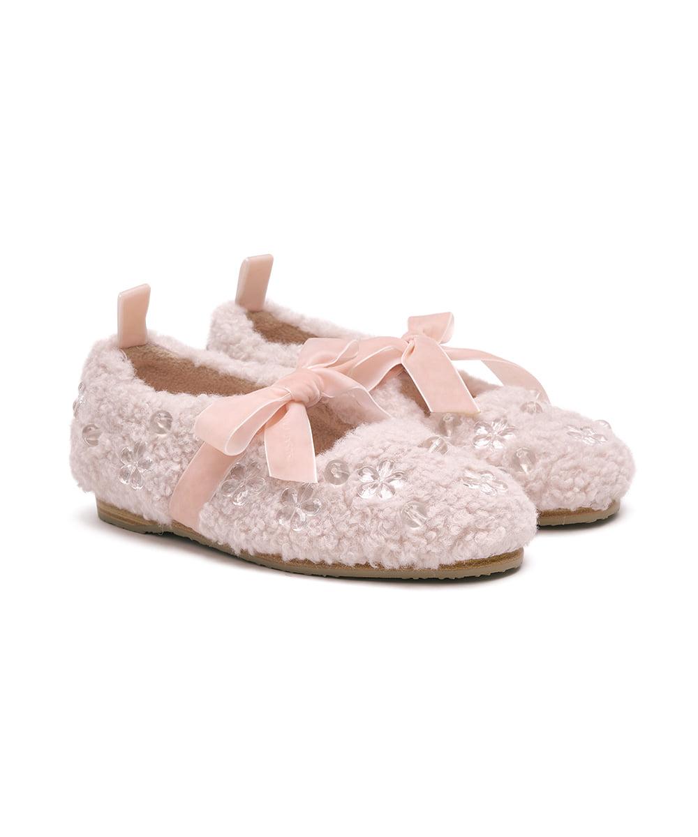 [X SUSAN FANG] FURRY MARYJANES - PINK