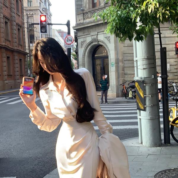 펄 화이트 새틴 셋업 *4차 재입고*