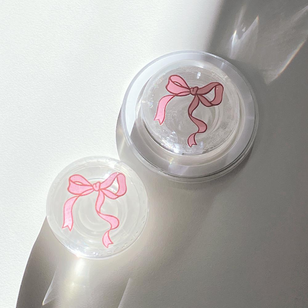 (2type) Rina 리본 투명 맥세이프 구슬톡 아이폰 갤럭시 거치대 레진 15 S23