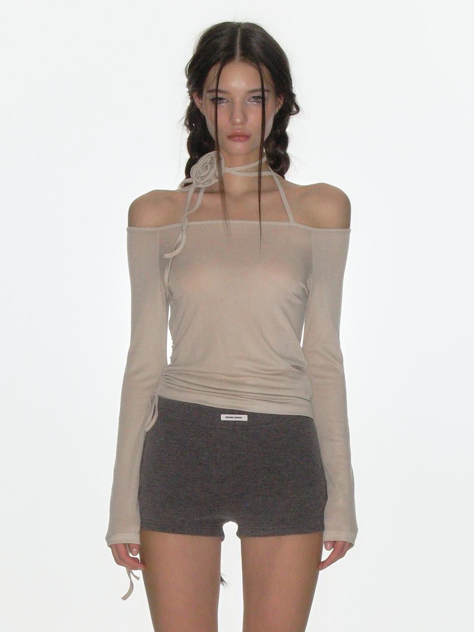 RIBBED MICROSHORTS_CHARCOAL