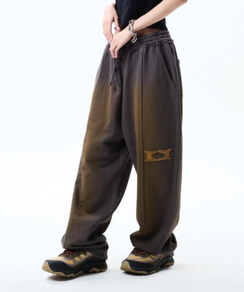 DIRTY SPRAY SWEAT PANTS CHARCOAL