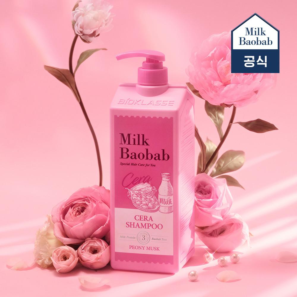 밀크바오밥 세라 샴푸 피오니머스크 1200ml