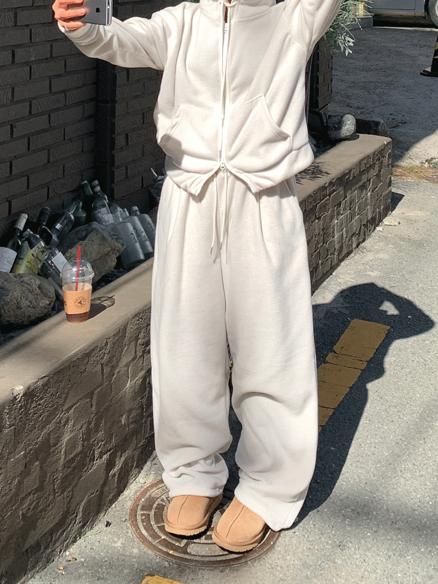 포피 후리스 팬츠