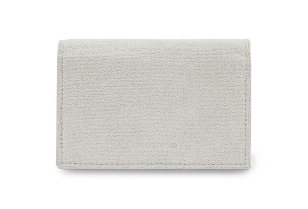 Accordion suede card hoder (아코디언 스웨이드 카드 홀더 ) - gray