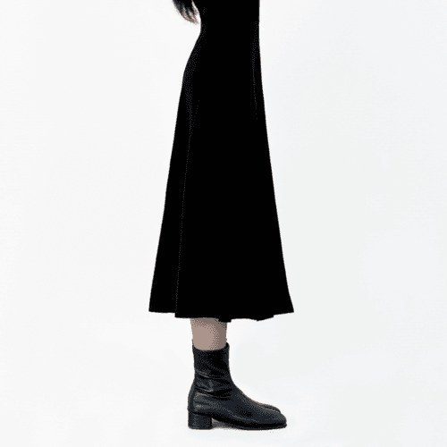 사계절 군살커버 비행기스커트 4배스판 전체밴딩