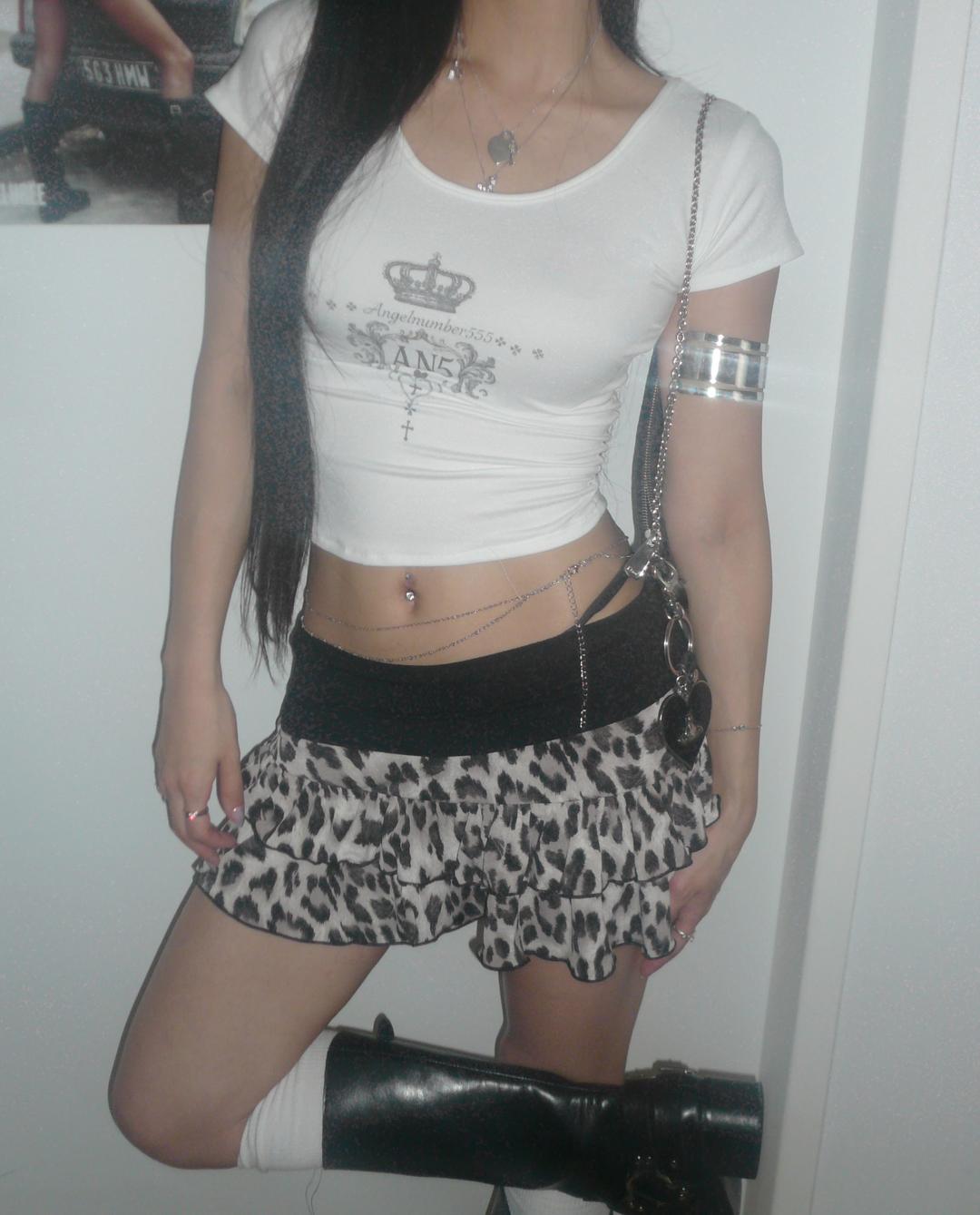 An5 slim tshirt white