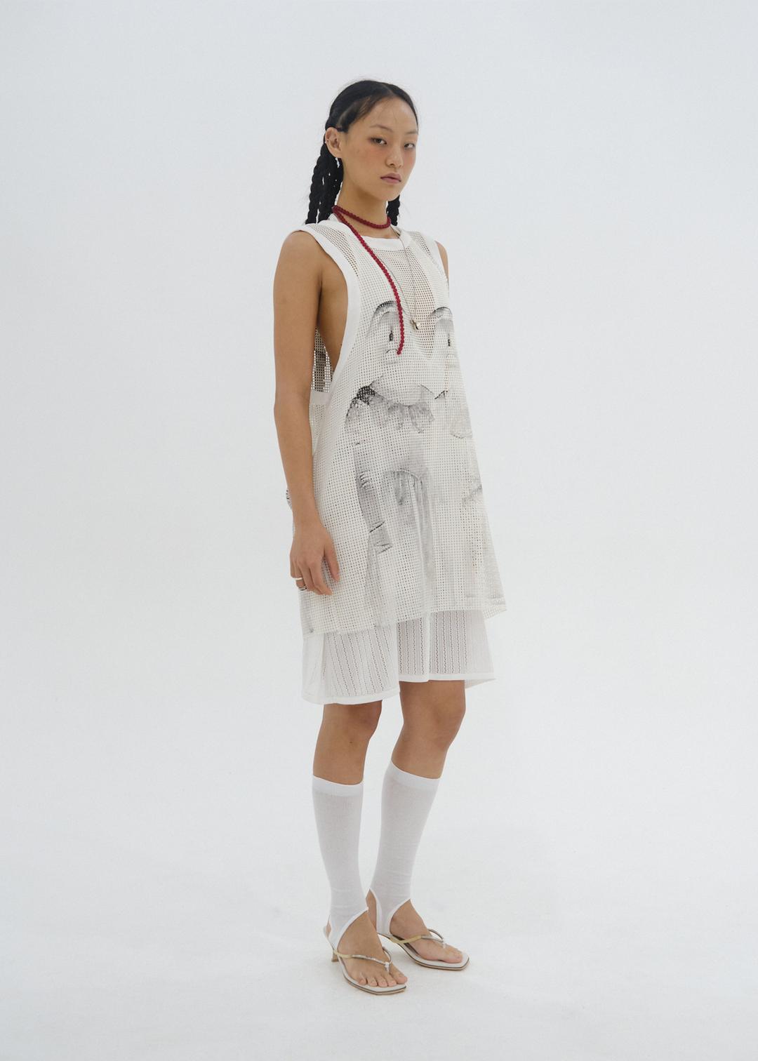 "JR" Mesh Sleeveless